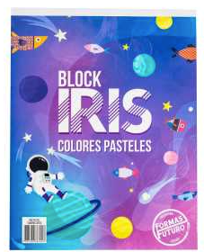 BLOCK IRIS PASTEL X 35 HOJAS carta