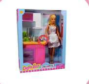 Muñeca Defa 8439 Cocina / Chef P24