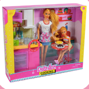 Muñeca Defa 8442 Cocina/Comedor P6