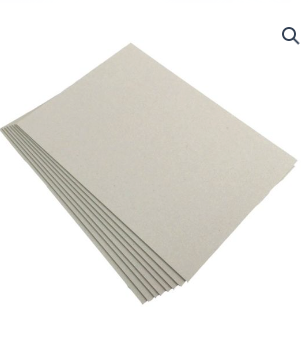 CARTON PIEDRA / PRENSADO 1/8 X 2 MM