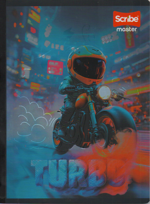 Cuaderno cosido cuadriculado niño x 50 hojas Turbo