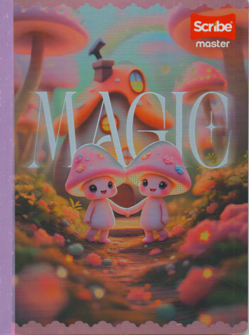 Cuaderno cosido cuadriculado niña x 50 Magic