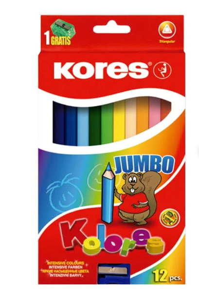Colores KORES X 12 JUMBO