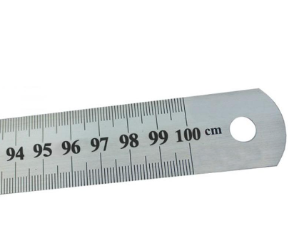 Regla 100 cm metalica