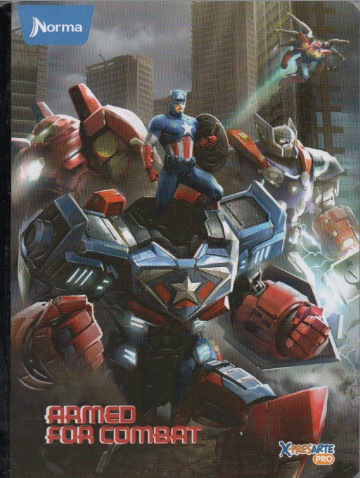 Cuaderno cosido rayado niño x 100 Armed for combat