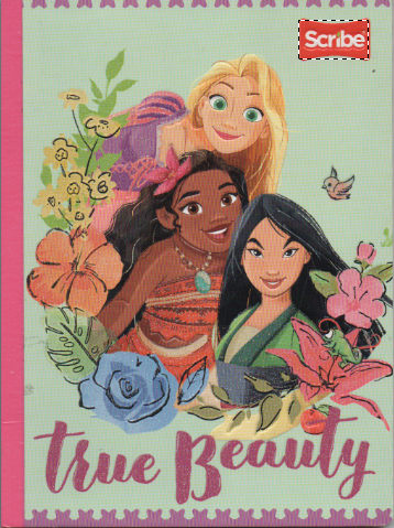 Cuaderno cosido cuadriculado niña x 50 hojas True Beauty