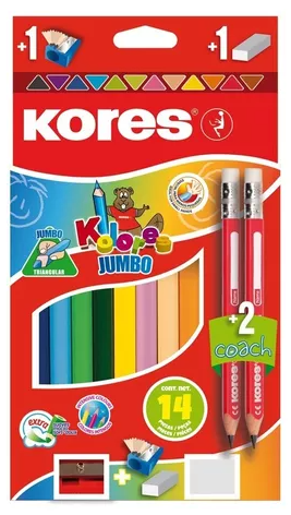COLOR KORES JUMBO X 12 + 2 COACH