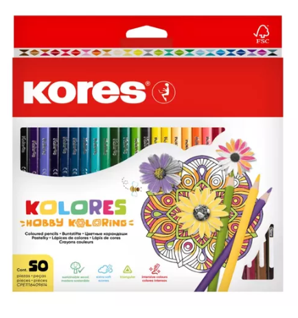 COLOR KORES MANDALAS X 50