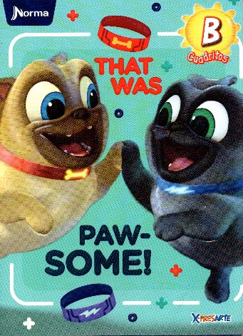 Cuaderno niño cuadritos tipo B 100 hojas THAT WAS PAWSOME