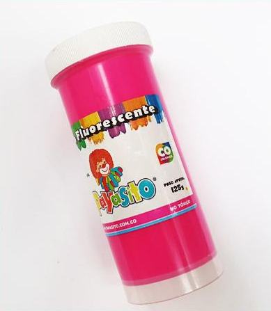 Vinilos payasito 125G Fucsia Fluerencente xUN