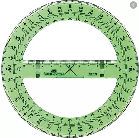 Transportador Faber 360º