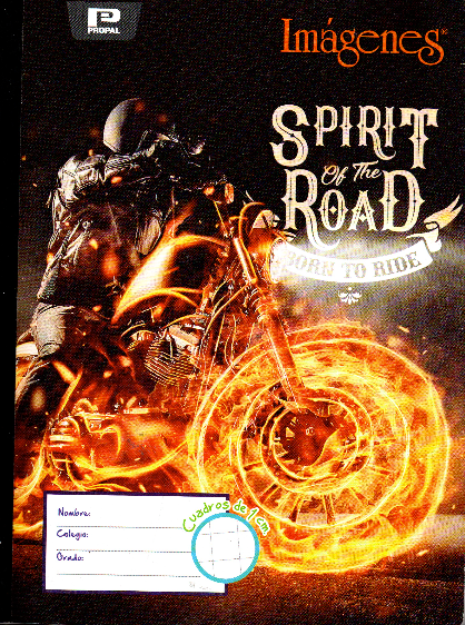 Cuaderno niño cuadritos tipo B 100 hojas MOTO