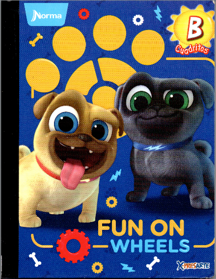 Cuaderno niño cuadritos tipo b 100 hojas PERROS