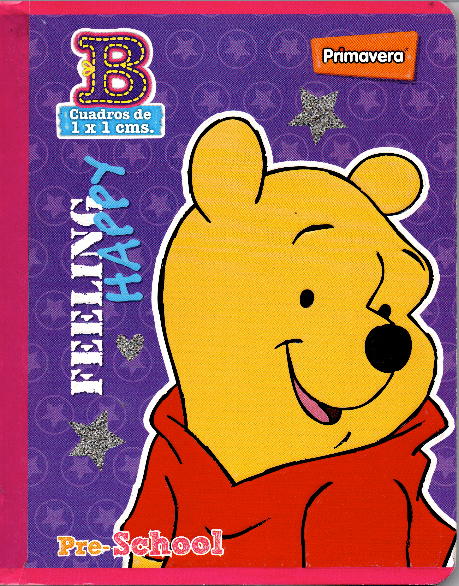 Cuaderno niña cuadritos tipo b 100 hojas WINNY