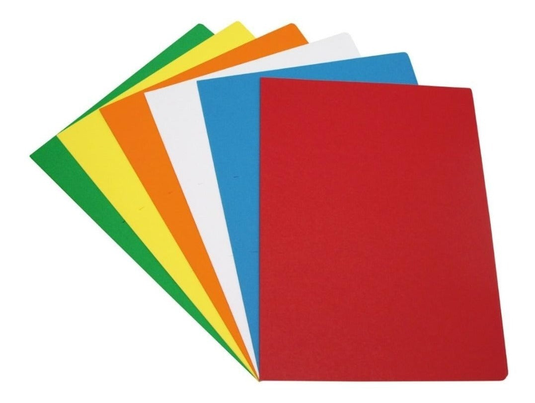 Cartulina fondeada 1/2 pliego colores fuertes