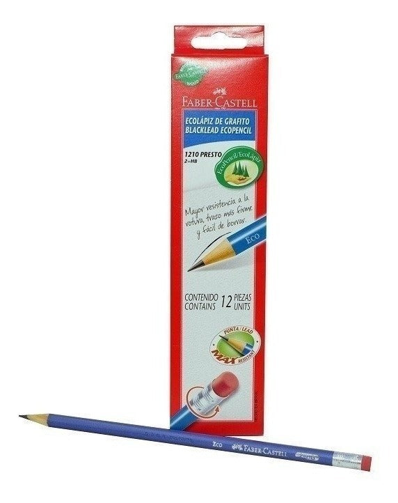 Lápiz negro FABER CASTELL DE GRAFITO