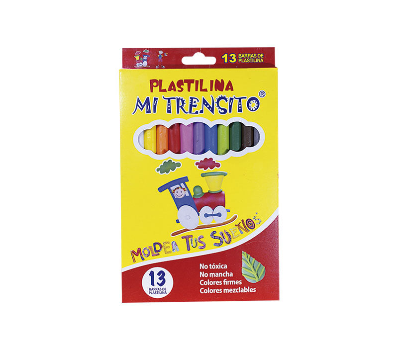 PLASTILINA MI TRENCITO X14