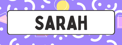 Etiqueta Adhesiva premium para utiles escolares x 120 unidades de 4 x1,5 cm