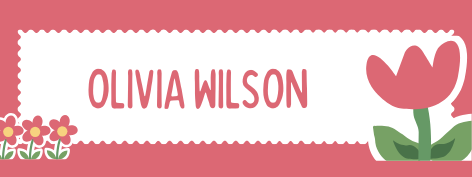 Etiqueta termoadhesiva para ropa x 50 unidades 5 x2,5 cm -