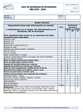 Paquetes noveno Colina 2023
