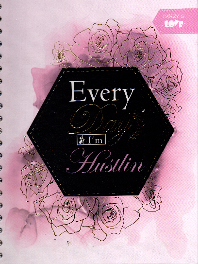 Cuaderno argollado grande 105 femenino cuadriculado pasta dura Every day