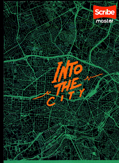 Cuaderno niño ferrocarril 100 hojas Into the city