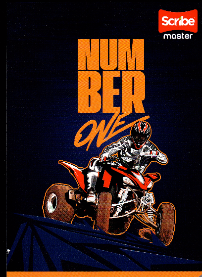 Cuaderno niño ferrocarril 100 hojas Number one