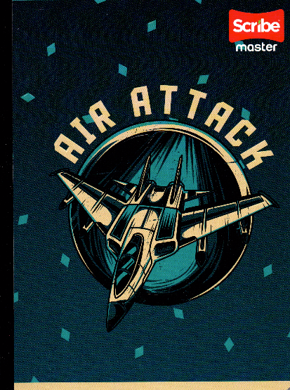 Cuaderno niño ferrocarril 100 hojas Air attack