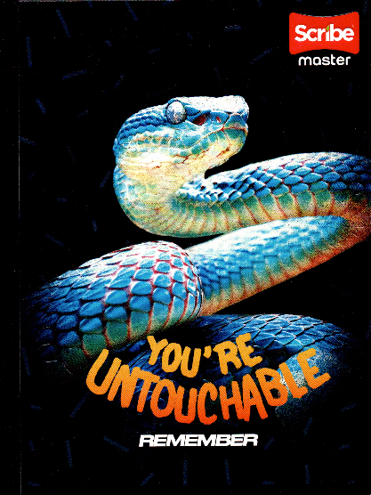 Cuaderno niño cuadriculado 100 hojas You are untouchable