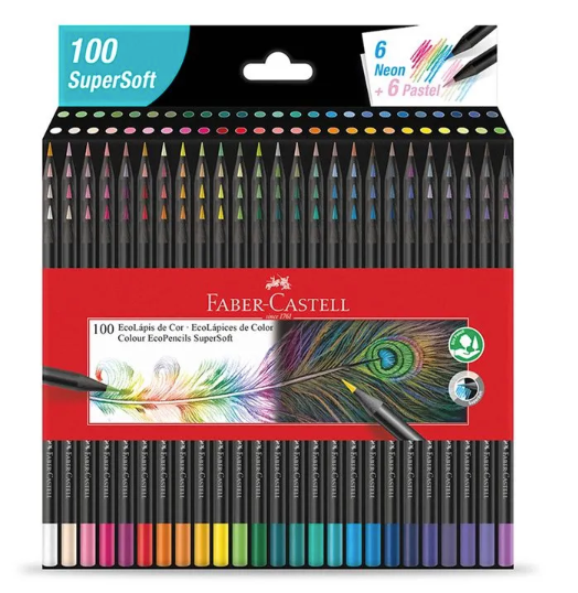 COLOR FABER CASTELL SUPERSOFT X 100
