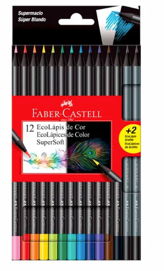 COLOR FABER CASTELL SUPERSOFT X 12