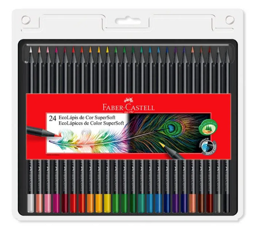 COLOR FABER CASTELL SUPERSOFT X 24