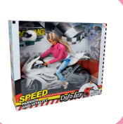 Muñeca Defa 8459 Motocicleta P12