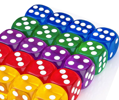 Dados de colores par