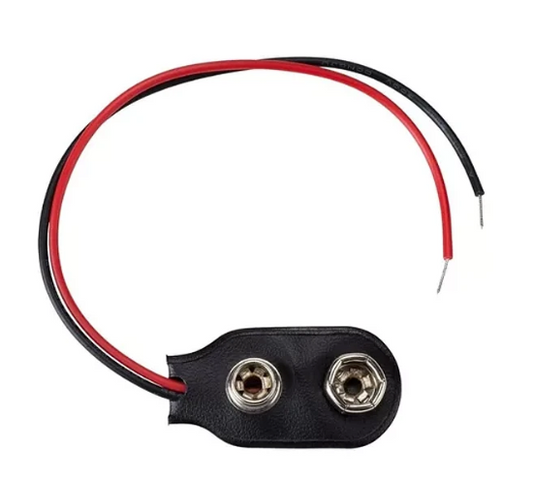 Broche porta pila 9v conector