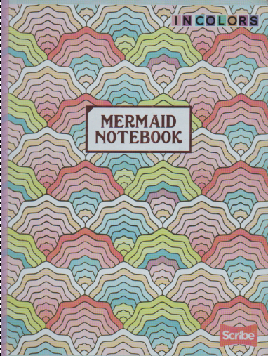 Cuaderno cosido cuadriculado niña x 100 hojas Mermaid Notebook