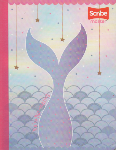 Cuaderno cosido cuadriculado niña x 50 You´re Mer-mazing