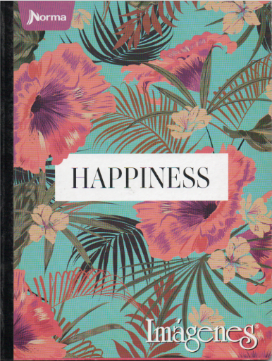 Cuaderno cosido cuadriculado niña x 50 Happiness