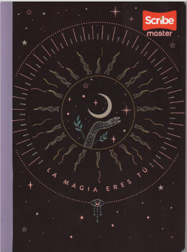Cuaderno cosido ferrocarril niña x 100 hojas La magia eres tu