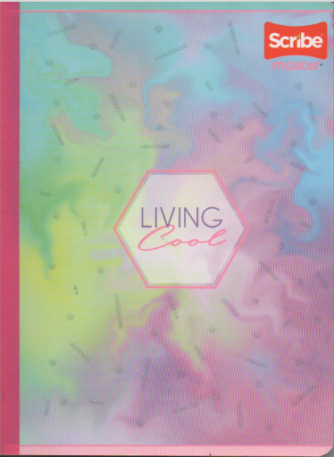 Cuaderno cosido ferrocarril niña x 100 hojas Living cool
