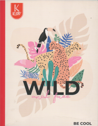 Cuaderno cosido rayado niña x 100 hojas Wild and free