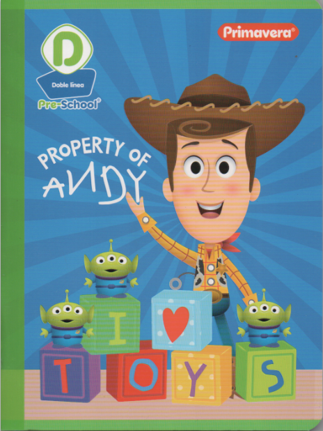 Cuaderno Ferrocarril tipo D 100 hojas Property of andy