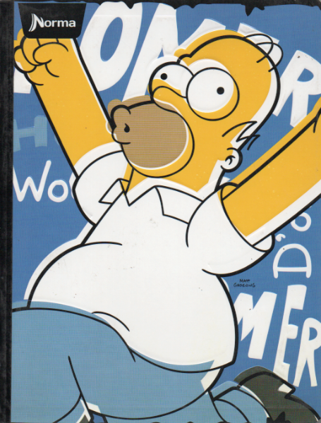 Cuaderno cosido rayado niño x 100 hojas Homero