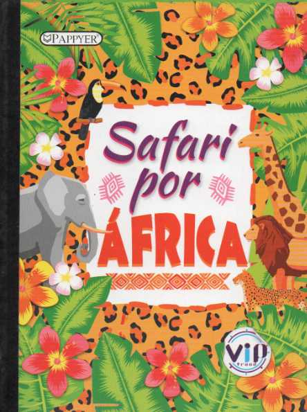 Cuaderno niño rayado 50 hojas Safari