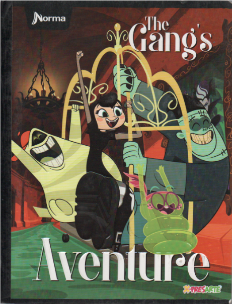 Cuaderno cosido rayado niño x 100 The gangs Adventure