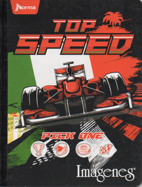 Cuaderno niño ferrocarril 50 hojas Top Speed