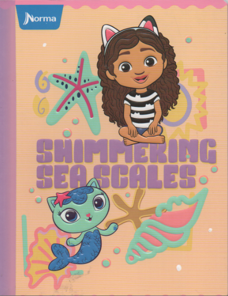Cuaderno cosido cuadriculado niña x 50 hojas Shimmering