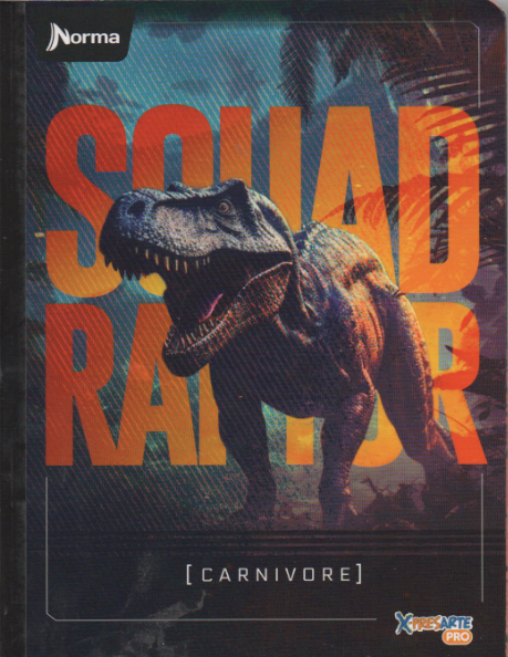Cuaderno cosido cuadriculado niño x 100 hojas Squad