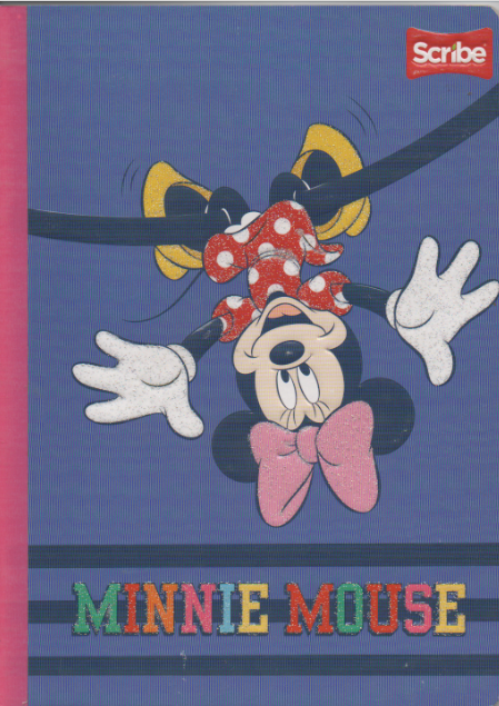 Cuaderno cosido ferrocarril niña x 50 hojas Minnie