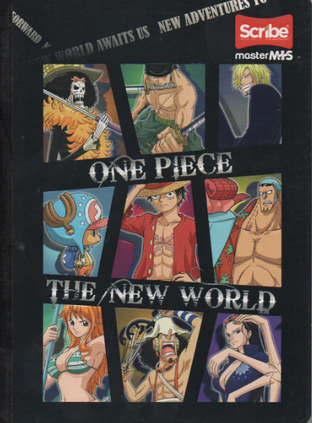 Cuaderno niño cosido cuadriculado 100 hojas One piece